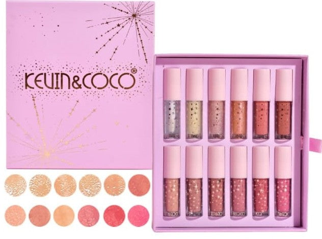 SET 12 LABIALES LIP GLOSS